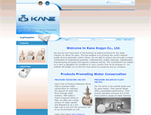 Tablet Screenshot of kanevalve.com